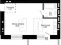 1-бөлмелі пәтер · 28 м² · 4/9 қабат, Шоссе Коргалжын, бағасы: 14 млн ₸ в Астане, Нура р-н