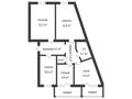 4-комнатная квартира, 81.1 м², 5/5 этаж, Абилкайыр хана за 22.5 млн 〒 в Актобе — фото 18