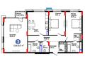3-комнатная квартира · 129.83 м² · 3/22 этаж, ул. Мангилик Ел, 57 за ~ 159.3 млн ₸ в Астане, Есильский р-н — фото 3