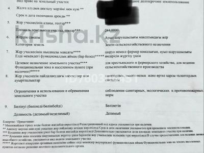 Участок · 244 га, 1а за 25 млн ₸ в Большом Чагане