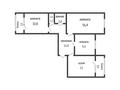 3-бөлмелі пәтер · 65.5 м² · 5/5 қабат, Воинов-Интернационалистов, бағасы: 33 млн ₸ в Костанае — фото 24