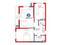 2-комнатная квартира · 80.44 м², Радостовца 359 за ~ 148.8 млн 〒 в Алматы, Бостандыкский р-н — фото 2