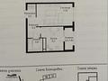 1-комнатная квартира · 40 м² · 8/9 этаж, мкр Нуркент, Турара Рыскулова 2Б/1 — Рыскулова Момышулы за 28 млн ₸ в Алматы, Алатауский р-н