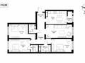 4-бөлмелі пәтер · 119 м² · 11/12 қабат, Нұркент ш/а, Турара Рыскулова 2Б/1, бағасы: 94 млн ₸ в Алматы, Алатауский р-н