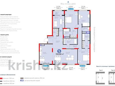 Продажа квартир в Астане: 5-комнатная квартира · 191 м² · 3/14 этаж, Е 116 2 — СРОЧНО!!! Горящий вариант! за 182.5 млн 〒 5-комнатная квартира · 191 м² · 3/14 этаж, Е 116 2 — СРОЧНО!!! Горящий вариант! за 182.5 млн 〒 в Астане, Есильский р-н