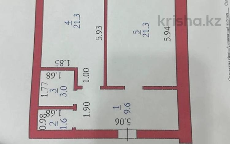 1-комнатная квартира · 56.8 м² · 4/5 этаж, мкр. Алтын орда за 17 млн 〒 в Актобе, мкр. Алтын орда — фото 2