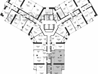 3-комнатная квартира, 107.4 м², 7/33 этаж, Аль-Фараби 5г за ~ 89.9 млн 〒 в Алматы, Бостандыкский р-н