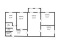 4-комнатная квартира · 61.5 м² · 4/5 этаж, Ворошилова 50 за 21 млн 〒 в Костанае — фото 13