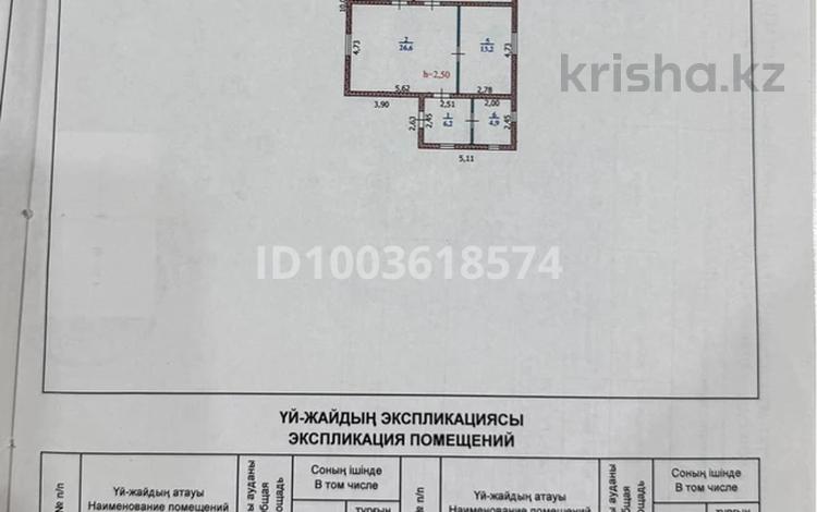 Отдельный дом · 3 комнаты · 90 м² · 7.4 сот., Копбергенова за 29 млн ₸ в Желаеве — фото 2