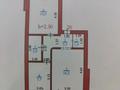 2-бөлмелі пәтер · 52.4 м² · 2/5 қабат, Кердери 106/1 — Л. Толстого, бағасы: 18.5 млн ₸ в Уральске, мкр Школьник