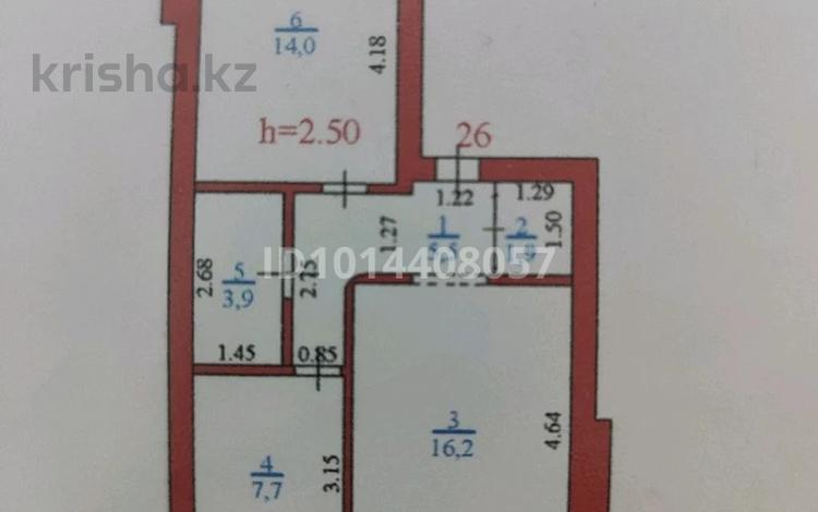 2-бөлмелі пәтер · 52.4 м² · 2/5 қабат, Кердери 106/1 — Л. Толстого, бағасы: 18.5 млн ₸ в Уральске, мкр Школьник — фото 2