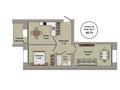 2-комнатная квартира · 68.19 м², Наурызбай Батыра 138 за ~ 30.3 млн ₸ в Кокшетау — фото 3