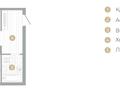 1-бөлмелі пәтер · 48.37 м² · 9/9 қабат, Ахмет Байтурсынулы 10а — Байтурсынова Жумабаева, бағасы: ~ 29.4 млн ₸ в Астане, Сарайшык р-н — фото 2