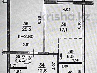 2-комнатная квартира · 75.3 м² · 17/18 этаж, Брусиловского 167 — Срочная продажа за 58 млн ₸ в Алматы, Алмалинский р-н