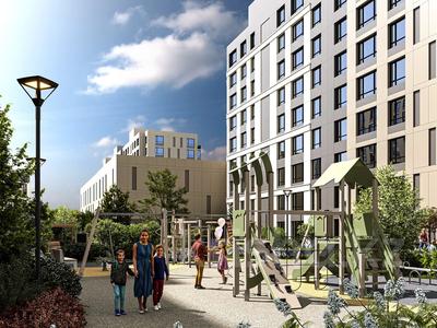 3-комнатная квартира · 77.99 м², Е 354 5 за ~ 37.7 млн 〒 в Астане, Есильский р-н