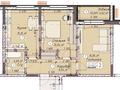2-комнатная квартира · 65 м² · 5/16 этаж, Ш. Айтматова 57 за ~ 32 млн ₸ в Астане, Нура р-н
