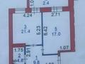 2-бөлмелі пәтер · 55.4 м² · 4/6 қабат, Микрорайон Береке 45, бағасы: 31 млн ₸ в Костанае — фото 2