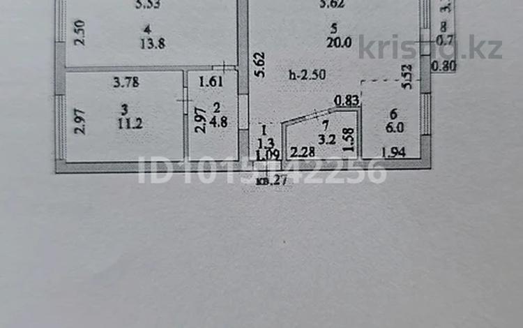3-бөлмелі пәтер · 61 м² · 3/5 қабат, Петрова 14/2, бағасы: 27.5 млн ₸ в Астане, Алматы р-н — фото 2
