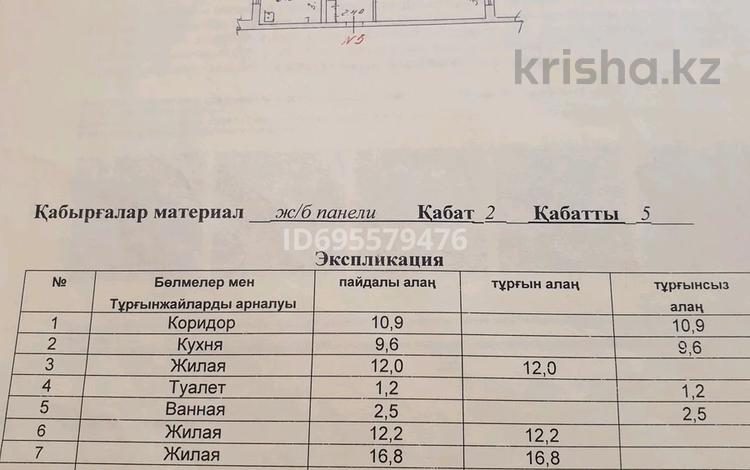 3-бөлмелі пәтер · 65.2 м² · 2/5 қабат, Ч.Валиханова 15/3 — Роддом, бағасы: 23.8 млн ₸ в Темиртау — фото 2