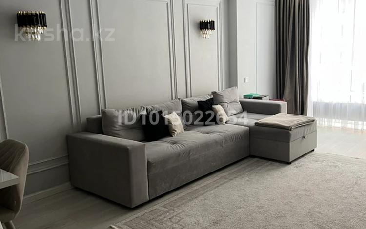 3-комнатная квартира · 87.1 м² · 3/9 этаж, мкр Думан-2, Мкрн Думан-2 за 76 млн ₸ в Алматы, Медеуский р-н — фото 2