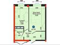 1-бөлмелі пәтер · 45.1 м², 20-й микрорайон 22, бағасы: ~ 18 млн ₸ в Алматы, Алатауский р-н — фото 3