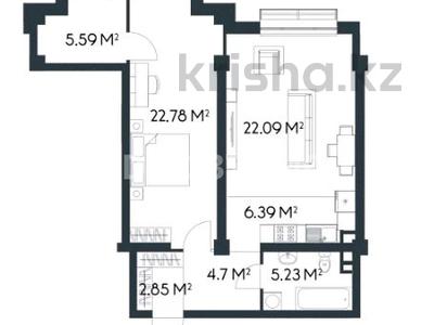 2-комнатная квартира, 68 м², 4/4 этаж, Сейдимбек 102/2 за 46 млн 〒 в Алматы