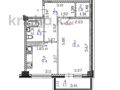 1-бөлмелі пәтер · 43 м² · 3/9 қабат, Радостовца 165/1, бағасы: 45 млн ₸ в Алматы, Бостандыкский р-н