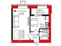 1-комнатная квартира · 34.79 м², Айтматова 19 за ~ 17.9 млн ₸ в Астане, Нура р-н — фото 3