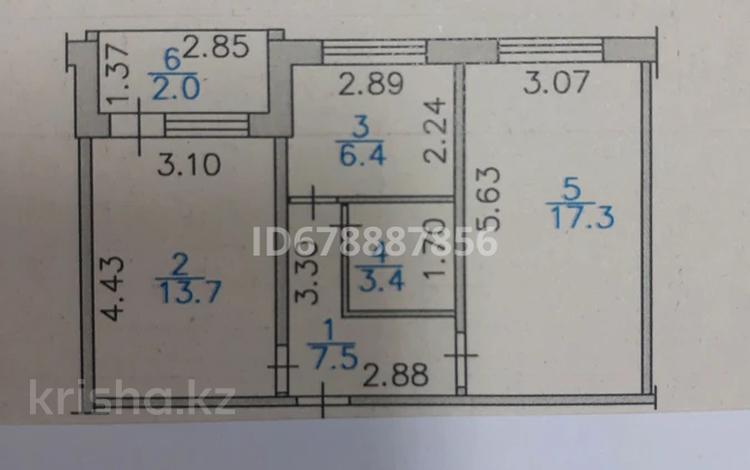 2-комнатная квартира · 50.3 м² · 5/5 этаж, Карбышева 26 за 21 млн ₸ в Усть-Каменогорске, Ульбинский — фото 11