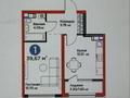 1-бөлмелі пәтер · 39.67 м² · 2/9 қабат, Ботагөз 2/1, бағасы: 32 млн ₸ в Алматы, Алатауский р-н — фото 8