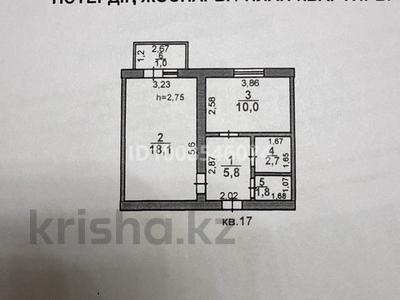 1-комнатная квартира · 39.4 м² · 3/3 этаж, Мкр Тулпар 3 — Мкр. Кайтпас-2 за 16 млн ₸ в Шымкенте, Каратауский р-н