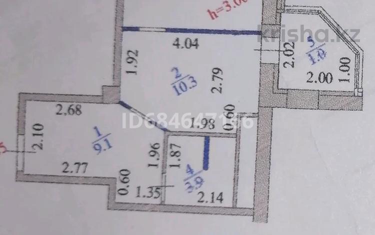1-комнатная квартира, 37 м², 17/22 этаж, Нажимеденова 10 за 19 млн 〒 в Астане, Алматы р-н — фото 2
