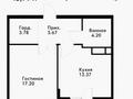 1-бөлмелі пәтер · 45.79 м² · 2/12 қабат, Макатаева - Байтурсынова, бағасы: 39.9 млн ₸ в Алматы, Алмалинский р-н — фото 8