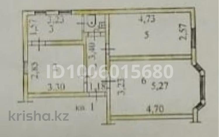 2-комнатная квартира · 48.5 м² · 1/2 этаж, 3-я Алейская 7 — Находится на Аблакетке за 8 млн ₸ в Усть-Каменогорске — фото 2