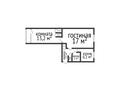 2-бөлмелі пәтер, 46.1 м², 1/5 қабат, 50 лет октября 20, бағасы: 10.5 млн 〒 в Рудном — фото 5