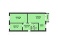 3-бөлмелі пәтер · 62 м² · 3/5 қабат, Каирбекова 371, бағасы: 22.5 млн ₸ в Костанае — фото 13
