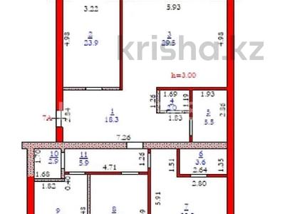 4-бөлмелі пәтер · 148.2 м² · 4/5 қабат, мкр. Алтын орда, Локомотивная 7 — ЖК Фаворит, Алтын орда, бағасы: 72 млн 〒 в Актобе