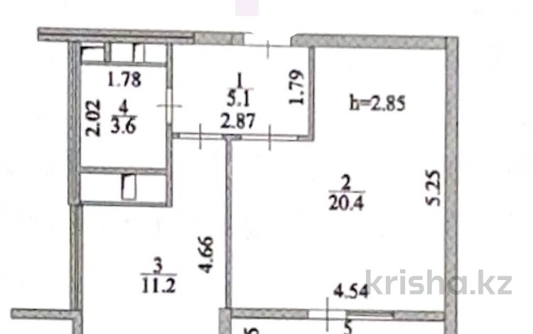 1-комнатная квартира · 43 м² · 9/23 этаж, Айнакол 66/1 за 27 млн ₸ в Астане, Алматы р-н — фото 2