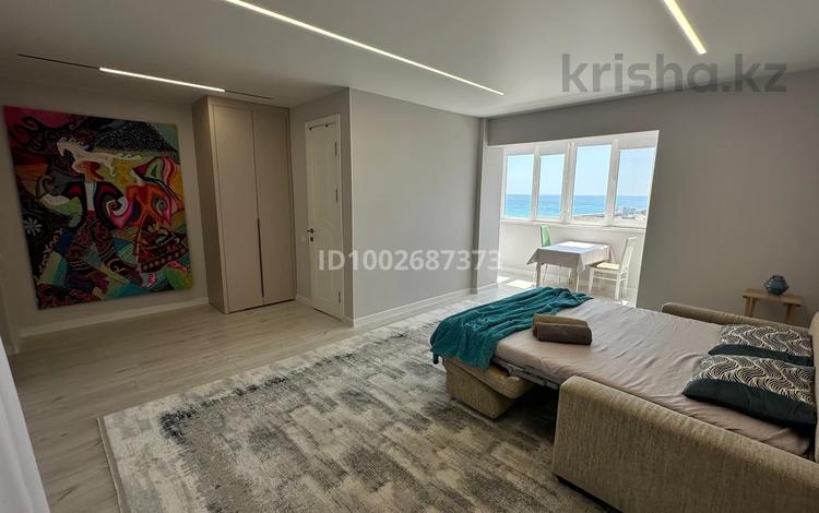 1-бөлмелі пәтер · 50 м² · 4/5 қабат, 14-ш/а. 17, бағасы: 12 000 ₸ в Актау, 14-й мкр — фото 2