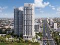 3-комнатная квартира, 96 м², 3/25 этаж, Торекулова 4/3 за ~ 81 млн 〒 в Шымкенте, Аль-Фарабийский р-н