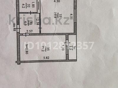 1-комнатная квартира · 50.9 м² · 7/9 этаж, мкр Акбулак, Чуланова за 29 млн ₸ в Алматы, Алатауский р-н