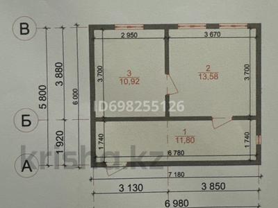 Отдельный дом · 3 комнаты · 36.3 м² · 9 сот., Акулы за 3.3 млн 〒 в Акши