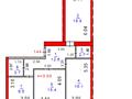 3-бөлмелі пәтер · 79.8 м² · 9/9 қабат, Н.Назарбаева 235 — Областного Суда, бағасы: ~ 35.9 млн ₸ в Костанае — фото 2