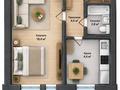 1-комнатная квартира · 30 м² · 5/5 этаж, Сулейменова 12Г за 10.6 млн ₸ в Кокшетау — фото 9