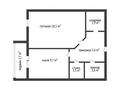 1-комнатная квартира · 41.5 м² · 6/7 этаж, Алтын орда за 16.5 млн ₸ в Актобе — фото 9