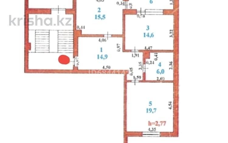 2-комнатная квартира · 74 м² · 1/5 этаж, Авангард 4 мкр 13а — Ресторан Бавариус за 28 млн ₸ в Атырау, мкр Авангард-4 — фото 2