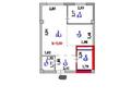2-комнатная квартира · 44 м² · 3/6 этаж, Е-321 15/1 — Школа-лицей №88 за 31 млн ₸ в Астане, Есильский р-н — фото 2