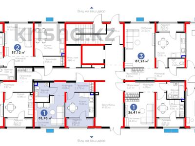 1-комнатная квартира · 36 м² · 1/6 этаж, мкр Гажайып 33 за ~ 26.5 млн 〒 в Алматы, Алатауский р-н