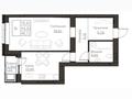 1-бөлмелі пәтер · 46.5 м² · 7/9 қабат, Калдаякова 51, бағасы: ~ 23.3 млн ₸ в Астане, Сарайшык р-н