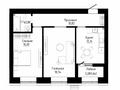 2-бөлмелі пәтер · 63.23 м², Таттимбета — Е-15, бағасы: ~ 39.5 млн 〒 в Астане, Нура р-н — фото 3
